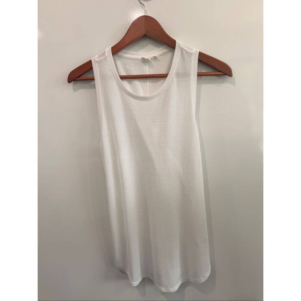 GAP White Twist‎ Drape Back Tank Top XS